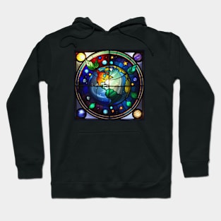 Stained Glass Earth Inspiration Hoodie